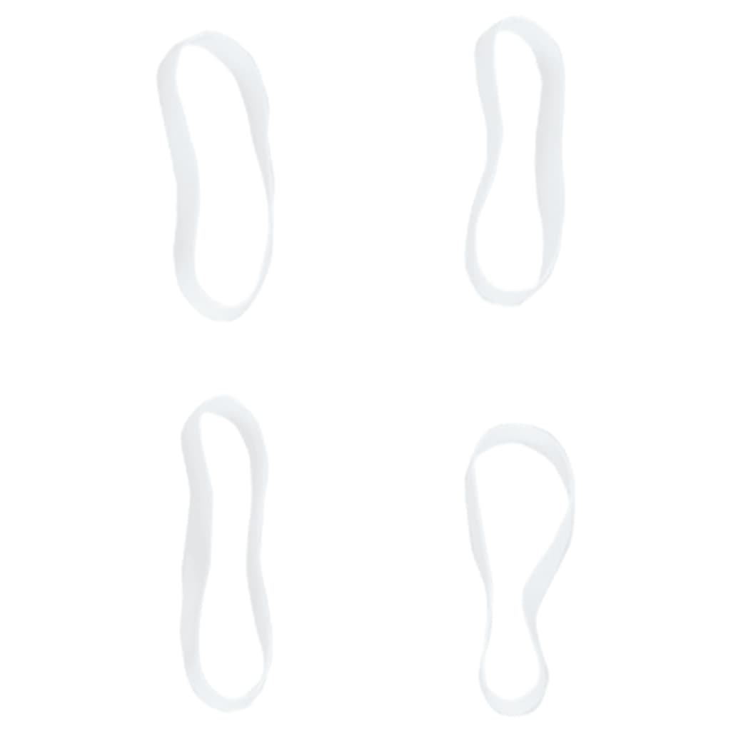 Gumičky Na Hřívu 2 500 Ks Bílé Silikon