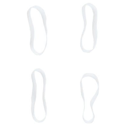 Gumičky Na Hřívu 2 500 Ks Bílé Silikon