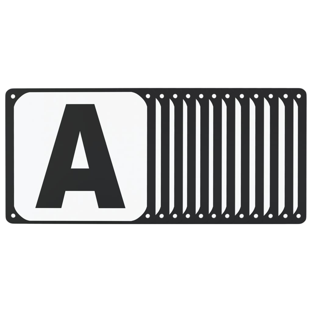 Drezurní Písmena 12 Ks Ocel