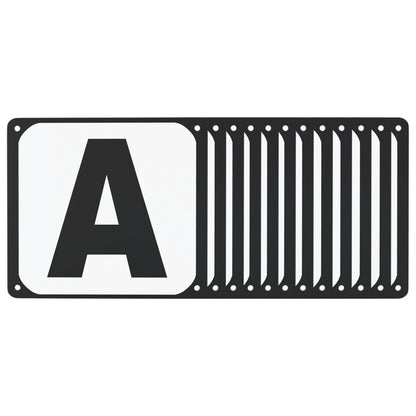Drezurní Písmena 12 Ks Ocel