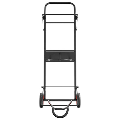 Vozík Na Sedla Skládací Černý Ocel