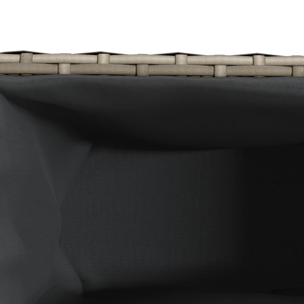 Zahradní Truhlík S Kolečky A 3 Květináči Černý