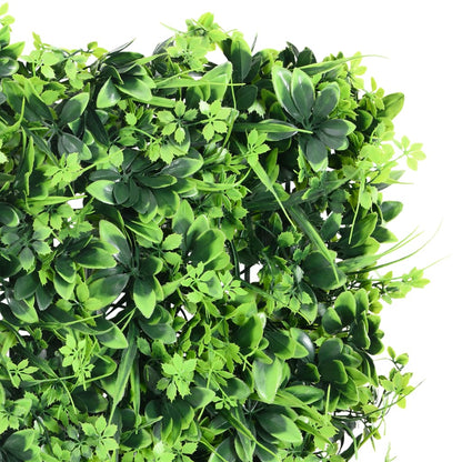   Umělý Listnatý Plot 24 Ks Zelený 40 X 60 Cm