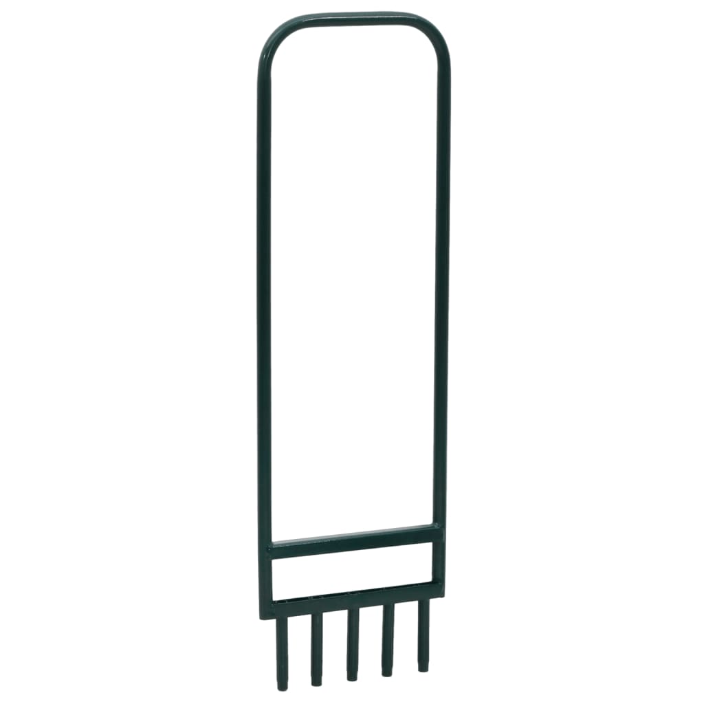 Provzdušňovač Trávníku S 5 Dutými Hroty Zelený Práškovaná Ocel