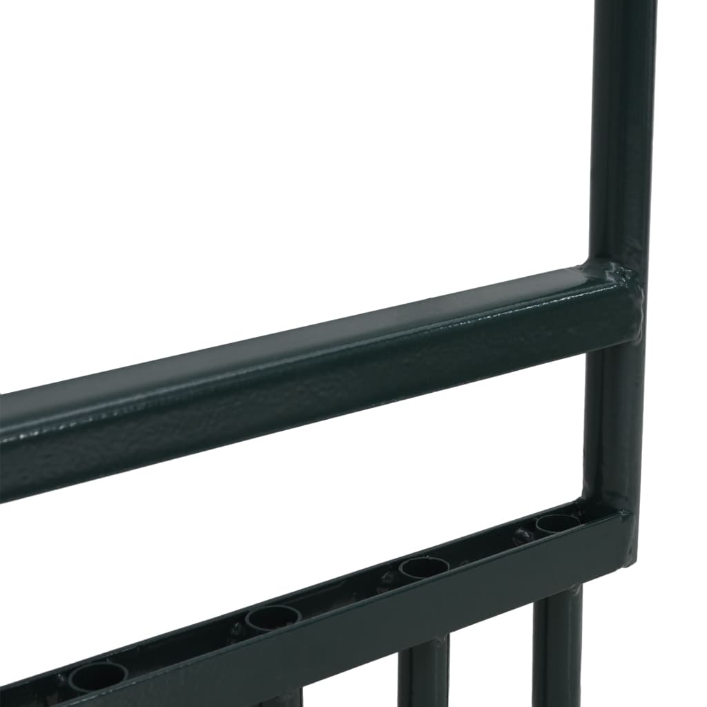 Provzdušňovač Trávníku S 5 Dutými Hroty Zelený Práškovaná Ocel