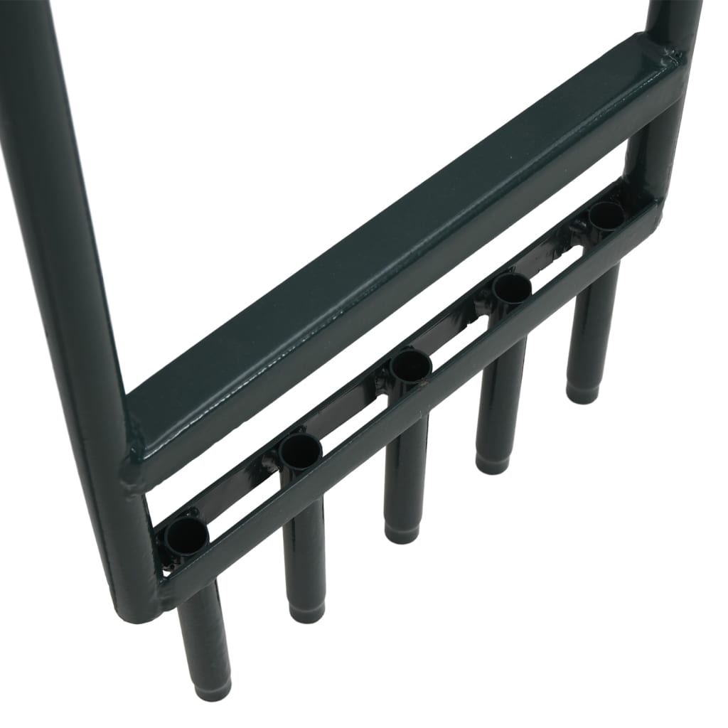 Provzdušňovač Trávníku S 5 Dutými Hroty Zelený Práškovaná Ocel