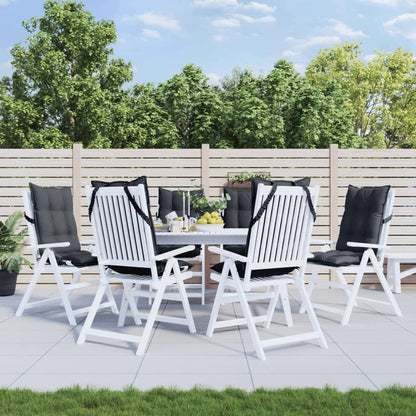 Podušky Na Židli S Vysokým Opěradlem 2Ks Námořnická Modř Oxford