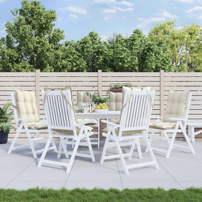 Podušky Na Židli S Vysokým Opěradlem 2Ks Námořnická Modř Oxford