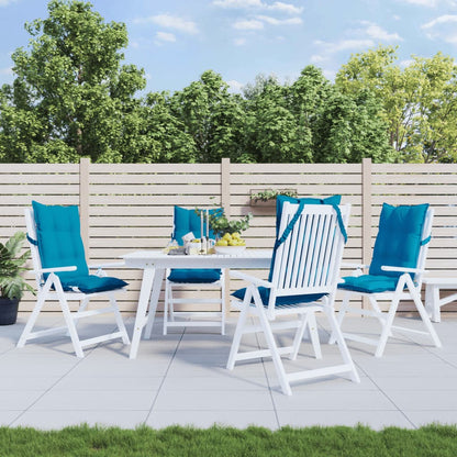 Podušky Na Židli S Vysokým Opěradlem 2Ks Námořnická Modř Oxford