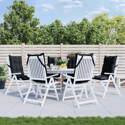 Podušky Na Židli S Vysokým Opěradlem 2Ks Námořnická Modř Oxford