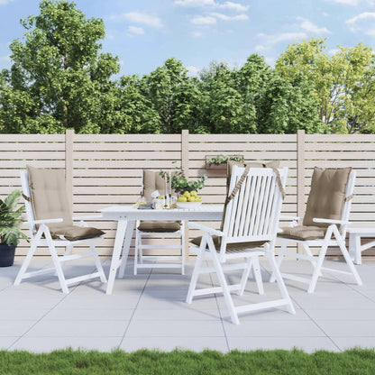 Podušky Na Židli S Vysokým Opěradlem 2Ks Námořnická Modř Oxford