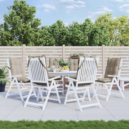 Podušky Na Židli S Vysokým Opěradlem 2Ks Námořnická Modř Oxford