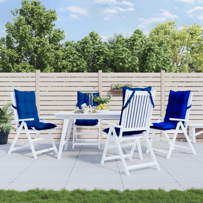 Podušky Na Židli S Vysokým Opěradlem 2Ks Námořnická Modř Oxford