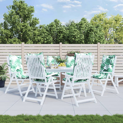 Podušky Na Židli S Vysokým Opěradlem 2Ks Námořnická Modř Oxford