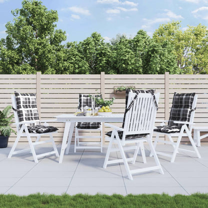 Podušky Na Židli S Vysokým Opěradlem 2Ks Námořnická Modř Oxford