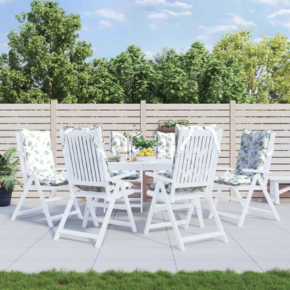 Podušky Na Židli S Vysokým Opěradlem 2Ks Námořnická Modř Oxford