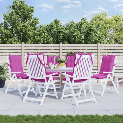 Podušky Na Židli S Vysokým Opěradlem 2Ks Námořnická Modř Oxford