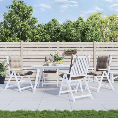 Podušky Na Židli S Nízkým Opěradlem 2 Ks Béžové Oxfordská Látka