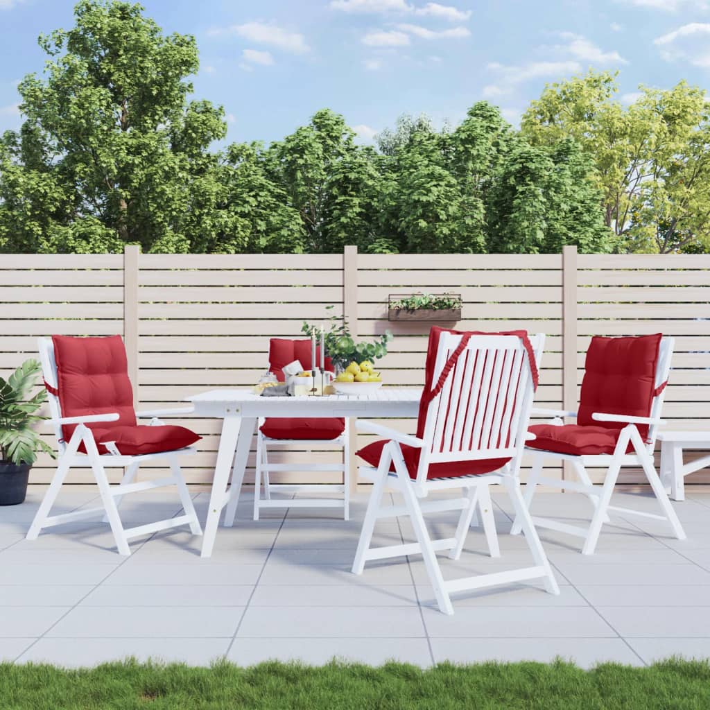 Podušky Na Židli S Nízkým Opěradlem 2 Ks Béžové Oxfordská Látka