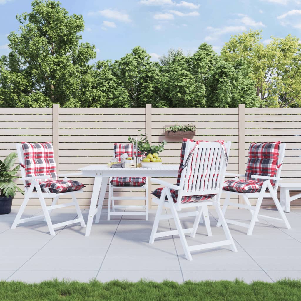 Podušky Na Židli S Nízkým Opěradlem 2 Ks Béžové Oxfordská Látka