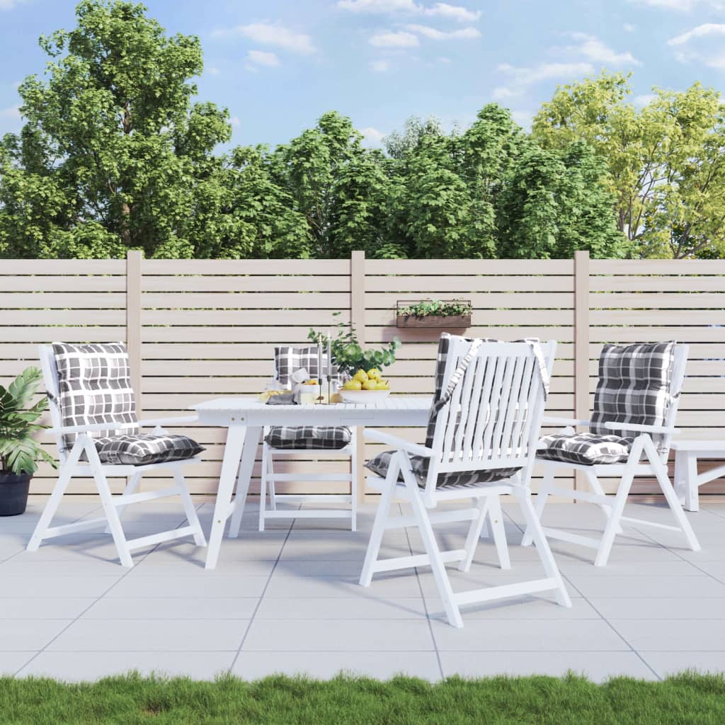 Podušky Na Židli S Nízkým Opěradlem 2 Ks Béžové Oxfordská Látka