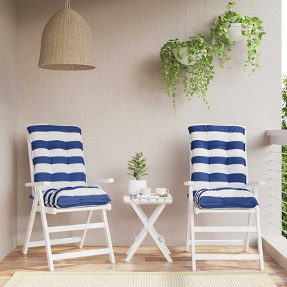 Podušky Na Židli S Nízkým Opěradlem 2 Ks Béžové Oxfordská Látka