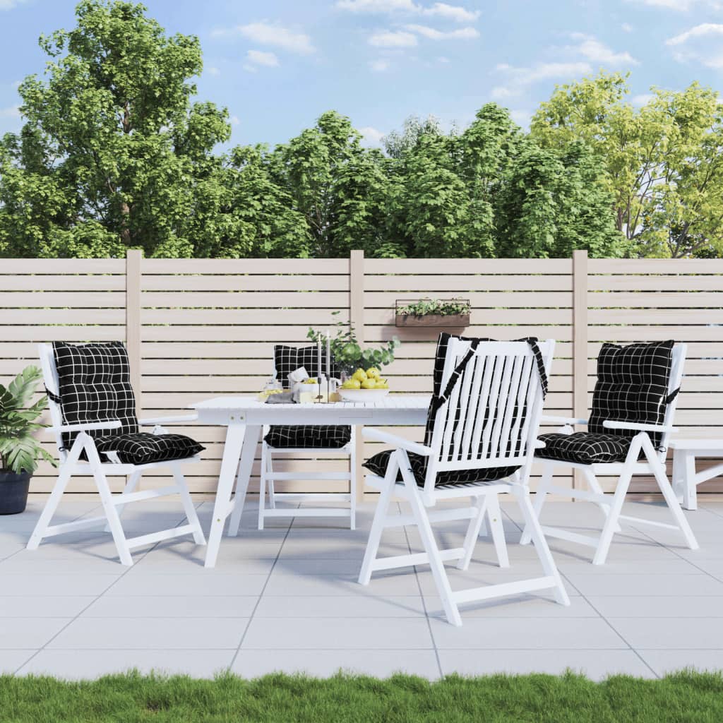 Podušky Na Židli S Nízkým Opěradlem 2 Ks Béžové Oxfordská Látka