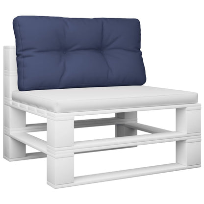 Poduška Na Palety Námořnicky Modrá Textil Námořnická Modrá