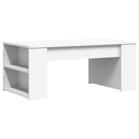Konferenční Stolek Bílý 102 X 55 X 42 Cm Kompozitní Dřevo