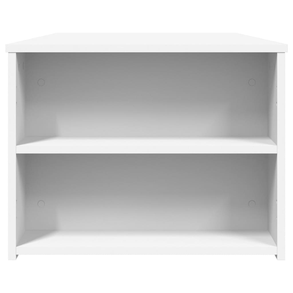 Konferenční Stolek Bílý 102 X 55 X 42 Cm Kompozitní Dřevo