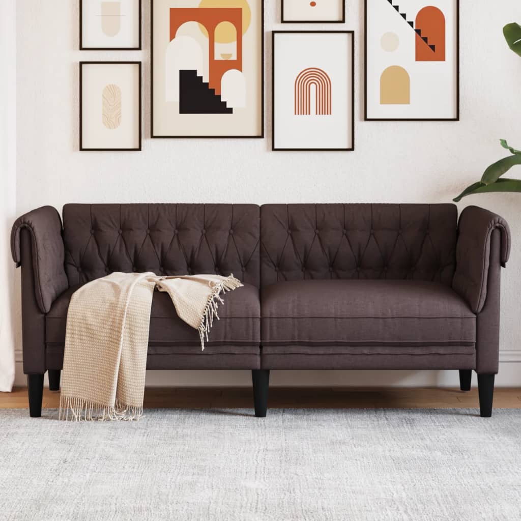 Křeslo Chesterfield Tmavě Zelené Textil