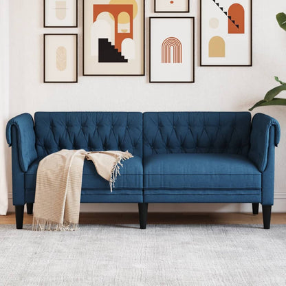 Křeslo Chesterfield Tmavě Zelené Textil