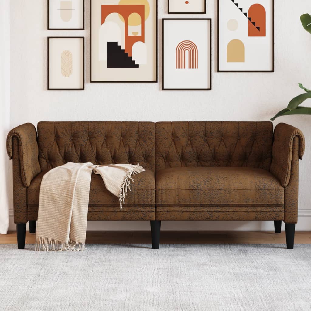 Křeslo Chesterfield Tmavě Zelené Textil