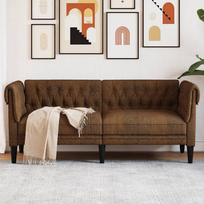Křeslo Chesterfield Tmavě Zelené Textil