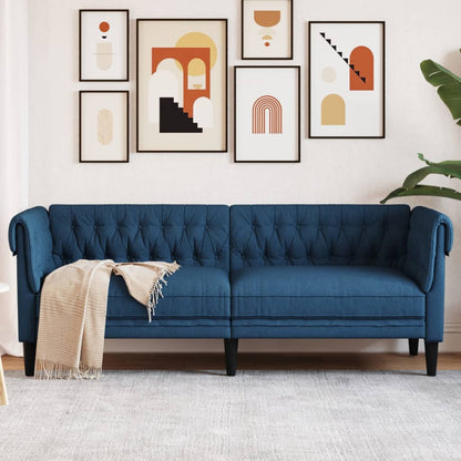 Křeslo Chesterfield Tmavě Zelené Textil