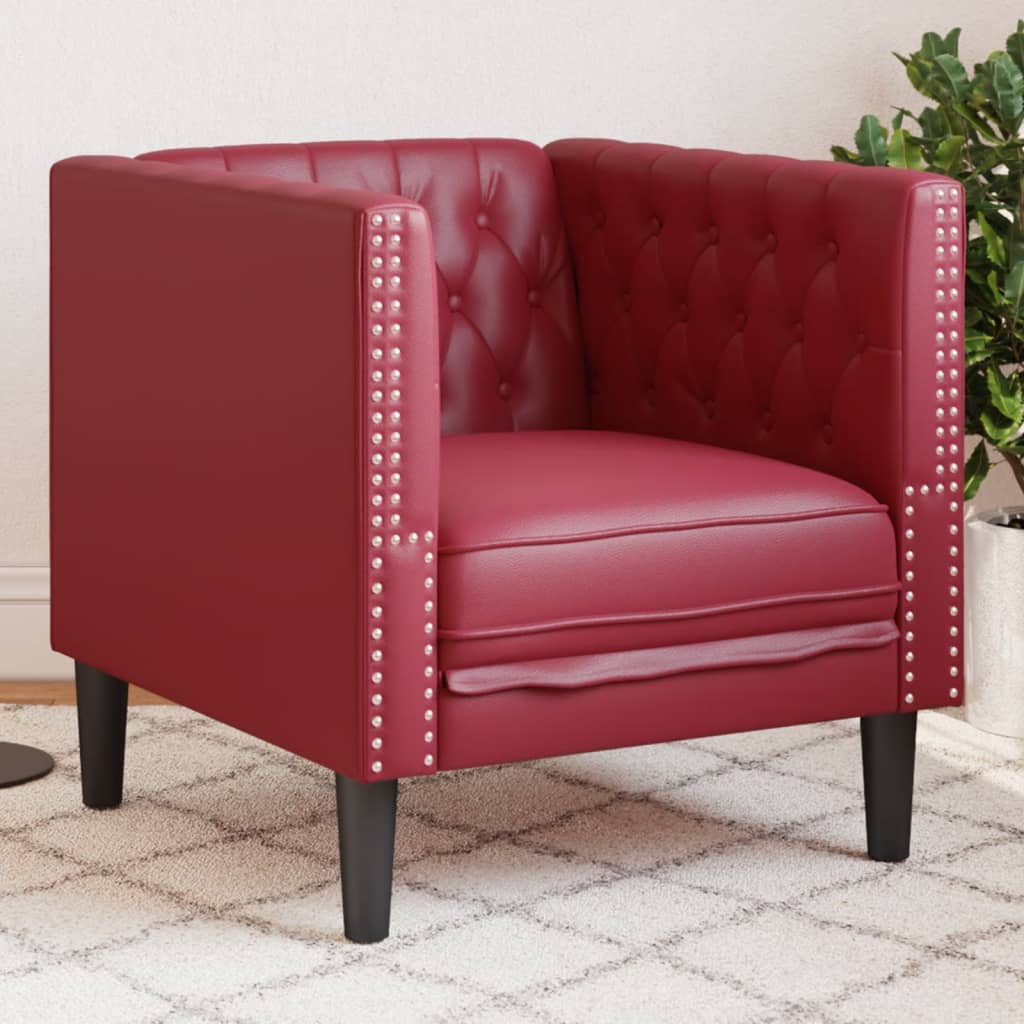 Pohovka Chesterfield 3Místná Umělá Semišová Kůže