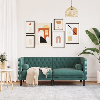 Pohovka Chesterfield S Podhlavníky 2Místná Samet