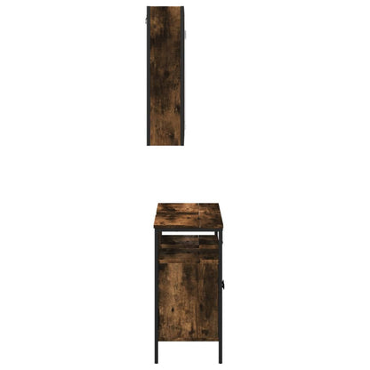 2Dílný Set Koupelnového Nábytku Kompozitní Dřevo