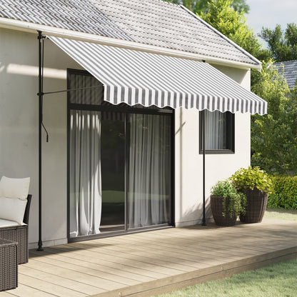 Náhradní Volán K Markýze Červené A Bílé Pruhy