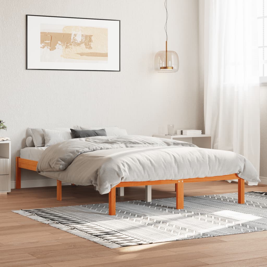 Rám Postele Masivní Dřevo Small Single