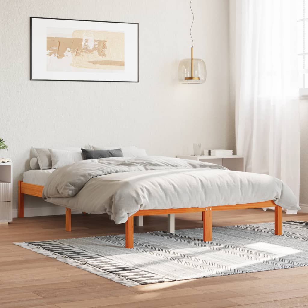 Rám Postele Masivní Dřevo Small Single