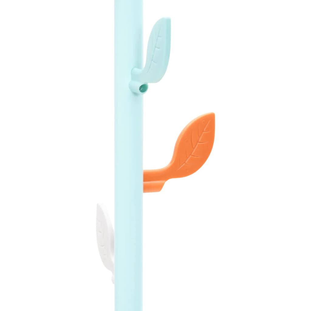 Stojan Na Kabáty Modrý 172 Cm Práškově Lakované Železo