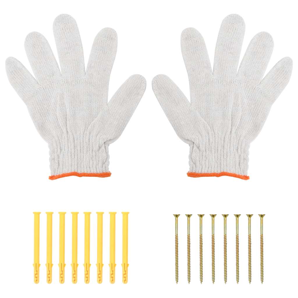 Policové Držáky 4 Ks 40 X 2,5 X 25 Cm Černé Nerezová Ocel