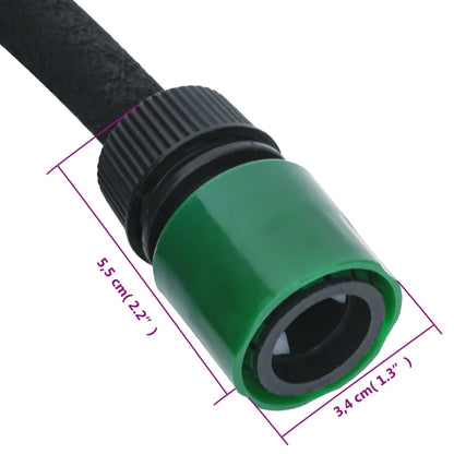 Zahradní Zavlažovací Hadice Černá 0,6" Pryž