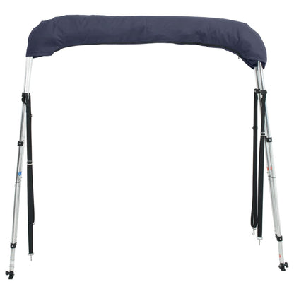 Bimini Stříška Se 3 Oblouky A Bočnicemi 183X(170–182)X137 Cm Modrá