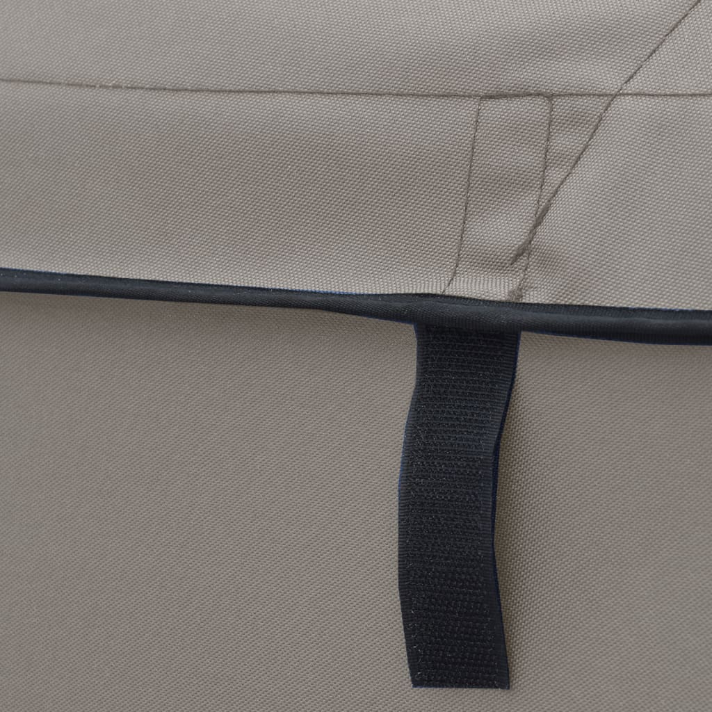 Bimini Stříška Se 3 Oblouky A Bočnicemi 183X(185–198)X137 Cm Antracitová A Šedá