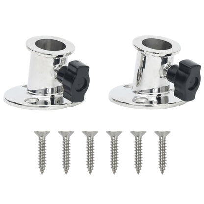 Kulatá Základna Pro Bimini Stříšku 26 Mm 2 Ks Nerezová Ocel