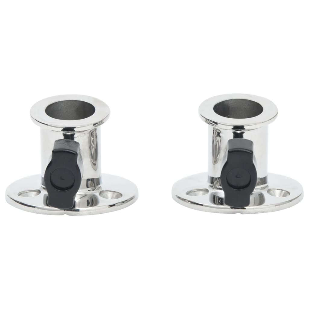 Kulatá Základna Pro Bimini Stříšku 26 Mm 2 Ks Nerezová Ocel