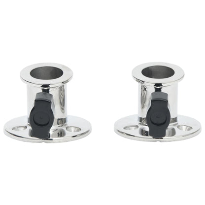 Kulatá Základna Pro Bimini Stříšku 26 Mm 2 Ks Nerezová Ocel