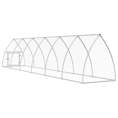 Klec Pro Kuřata Stříbrná Pozinkovaná Ocel